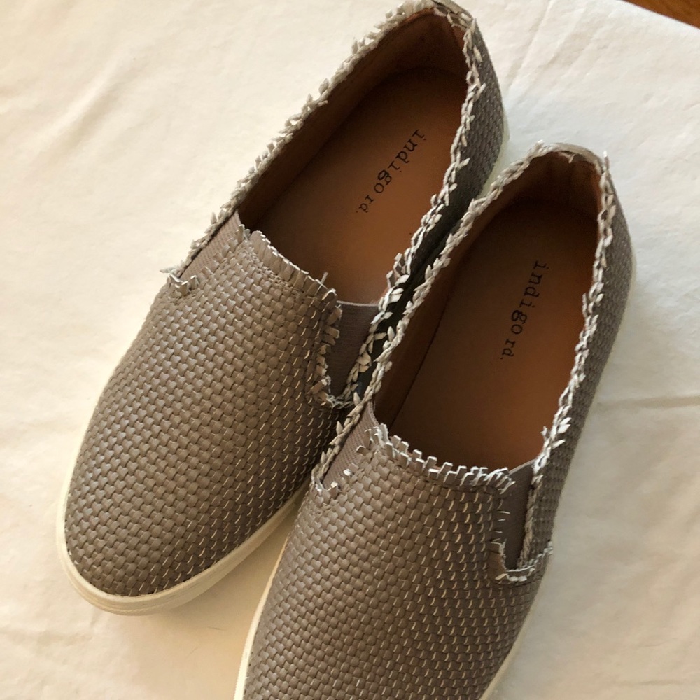 Indigo Slip On Sneakers BRAND NEW w Box/Tag